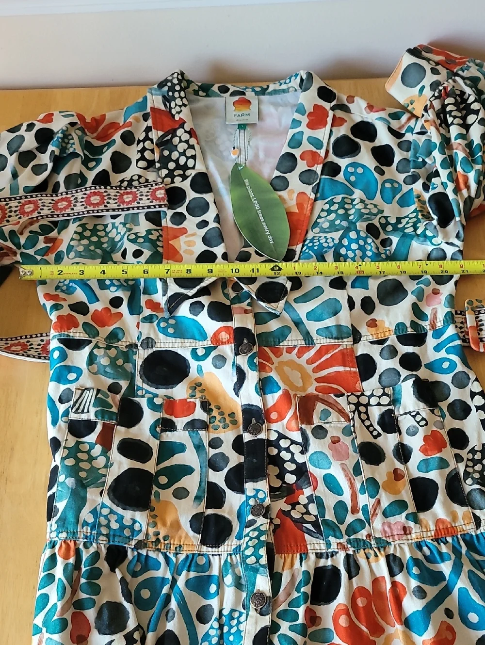 Farm Rio Mushroom Forest Canvas Dress - Picture 13 of 16